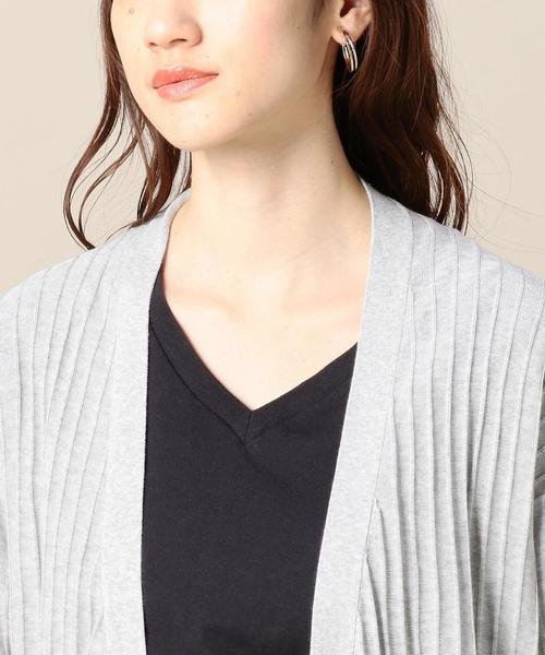 UNITED ARROWS リブ ロングカーディガン BEAUTY&YOUTH UNITED ARROWS（ビューティーアンドユース