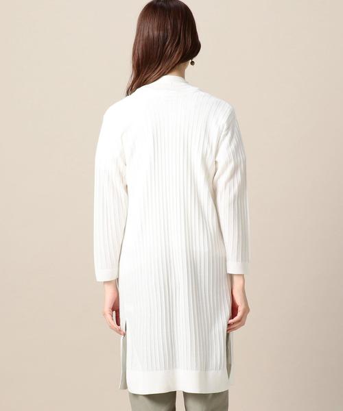 UNITED ARROWS リブ ロングカーディガン BEAUTY&YOUTH UNITED ARROWS（ビューティーアンドユース