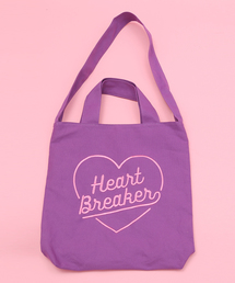 WC/キャンバス刺繍ショルダーバッグ