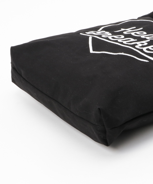 WC（ダブル シー）の「WC/キャンバス刺繍ショルダーバッグ（ショルダーバッグ・レディース・ブラック/パープル/ピンク/ホワイト・FREE）」の7枚目の写真