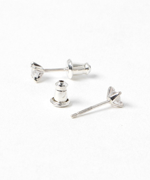 e.m. ジルコニア　両耳ピアス e.m.（イーエム）の「両耳セットジルコニアピアス（S）オフィス