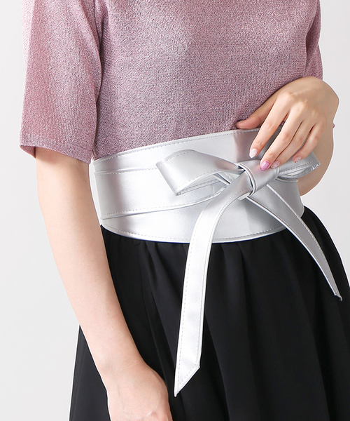 WEGO（ウィゴー）の「WEGO/サッシュベルト（ベルト・レディース・ブラック/ブラウン/キャメル/シルバー・FREE）」の4枚目の写真