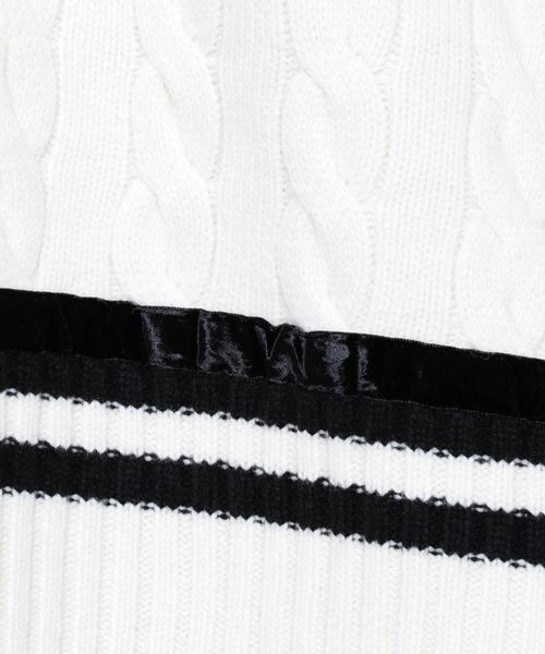 BEAUTY&YOUTH UNITED ARROWS(ビューティーアンドユースユナイテッドアローズ)の「<INSCRIRE>BIG TILDEN KNIT/ニット.(ベスト・レディース・ホワイト・FREE)」の8枚目の写真
