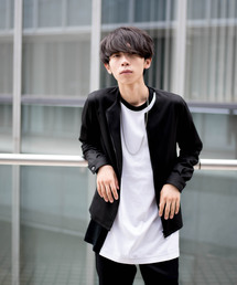FACTOTUM | 【VALLIS】ギャバストレッチ ZIPシャツ(シャツ/ブラウス)