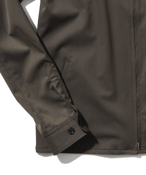 FACTOTUM（ファクトタム）の「【VALLIS】ギャバストレッチ ZIPシャツ（シャツ/ブラウス・メンズ・ブラック/カーキ・44/48/46）」の8枚目の写真