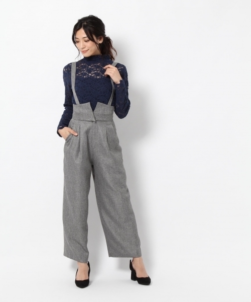 laboratory work（ラボラトリーワーク）の「サスベルトツキパンツ（その他パンツ・レディース・グレー/チャコールグレー・MEDIUM）」の4枚目の写真