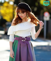 REDYAZEL | ワンショルダープルオーバー(ニット/セーター)