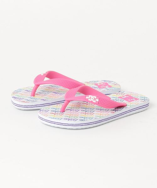 DC SHOES（ディーシーシューズ）の「Ks SPRAY GRAFFIK（サンダル・キッズ・グレー系その他/マルチ/レインボー・20cm/21cm/19cm/17cm/22cm/18cm）」の2枚目の写真