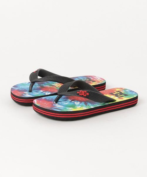DC SHOES（ディーシーシューズ）の「Ks SPRAY GRAFFIK（サンダル・キッズ・グレー系その他/マルチ/レインボー・20cm/21cm/19cm/17cm/22cm/18cm）」の3枚目の写真