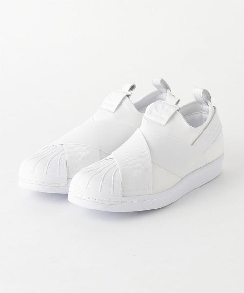 adidas Originals(アディダスオリジナルス)の「<adidas Originals(アディダス)>SUPERSTAR スーパースタースリッポン о(スニーカー・レディース・ホワイト/ブラック・23.5cm/24cm/24.5cm/22.5cm/23cm/25cm)」の6枚目の写真