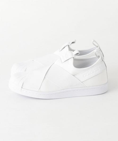 adidas Originals(アディダスオリジナルス)の「<adidas Originals(アディダス)>SUPERSTAR スーパースタースリッポン о(スニーカー・レディース・ホワイト/ブラック・23.5cm/24cm/24.5cm/22.5cm/23cm/25cm)」の5枚目の写真