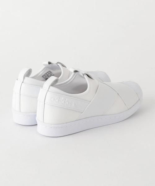 adidas Originals(アディダスオリジナルス)の「<adidas Originals(アディダス)>SUPERSTAR スーパースタースリッポン о(スニーカー・レディース・ホワイト/ブラック・23.5cm/24cm/24.5cm/22.5cm/23cm/25cm)」の3枚目の写真