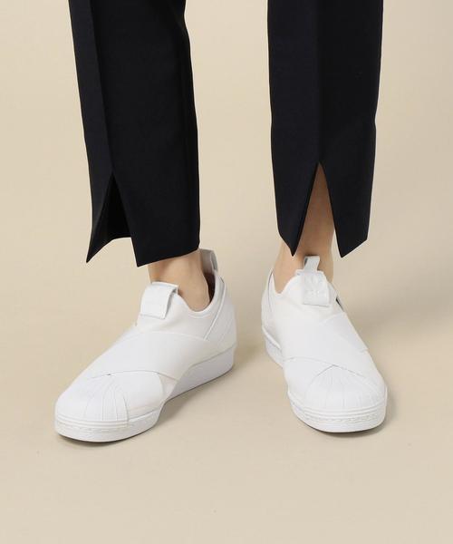 adidas Originals(アディダスオリジナルス)の「<adidas Originals(アディダス)>SUPERSTAR スーパースタースリッポン о(スニーカー・レディース・ホワイト/ブラック・23.5cm/24cm/24.5cm/22.5cm/23cm/25cm)」の8枚目の写真