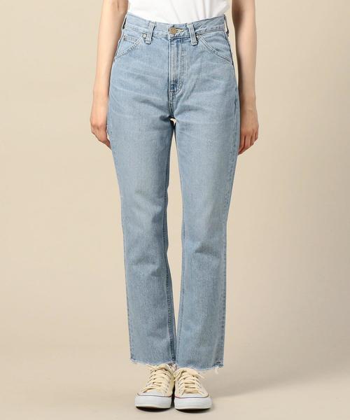 Lee（リー）の「＜Lee＞スリムストレートデニムパンツ（デニムパンツ・レディース・ライトブルー・SMALL/MEDIUM）」の8枚目の写真