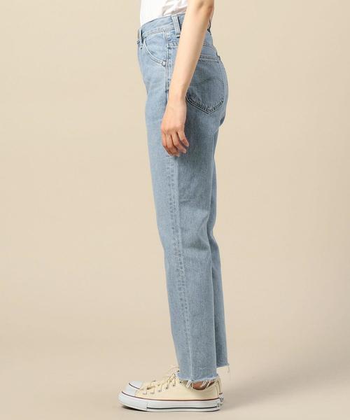 Lee（リー）の「＜Lee＞スリムストレートデニムパンツ（デニムパンツ・レディース・ライトブルー・SMALL/MEDIUM）」の7枚目の写真