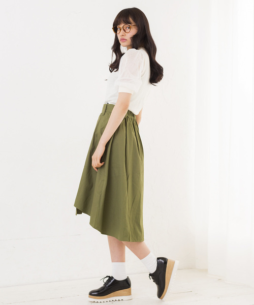 WEGO(ウィゴー)の「WEGO/チュールスリーブニット(ニット/セーター・レディース・ライトイエロー/ホワイト/杢グレー/ライトピンク・FREE)」の18枚目の写真