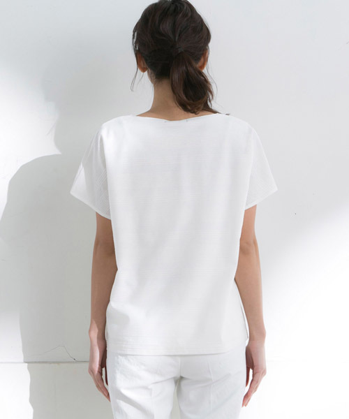la.f…(ラエフ)の「クリープシャドーボーダーカットソー(Tシャツ/カットソー・レディース・ホワイト/ブルー/ネイビー・11号/7号/9号)」の9枚目の写真