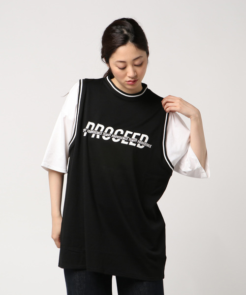 ENVYM（アンビー）の「スポーティーＢＩＧ Ｔ－ＳＨ（Tシャツ/カットソー・レディース・ホワイト/ブラック・FREE）」の9枚目の写真