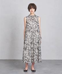 UNITED ARROWS コットン　フラワー マキシワンピース UNITED ARROWS - ユナイテッドアローズ コットン フラワー