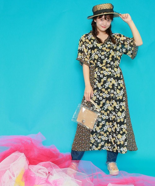 As Know As Pinky アズノゥアズピンキー の マゼハナ 前アキop ワンピース ワンピース Wear As Know As Pinky アズノゥアズピンキー の マゼハナ 前アキop ワンピース ワンピース Wear