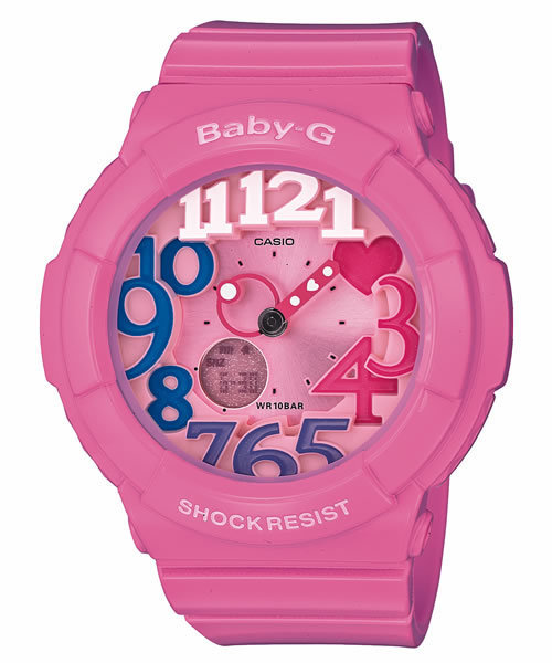 G-SHOCK（ジーショック）の「Baby-G NEON DIAL BGA-131 WOMEN（アナログ腕時計・メンズ・ブラック/ホワイト/ピンク・FREE）」の3枚目の写真