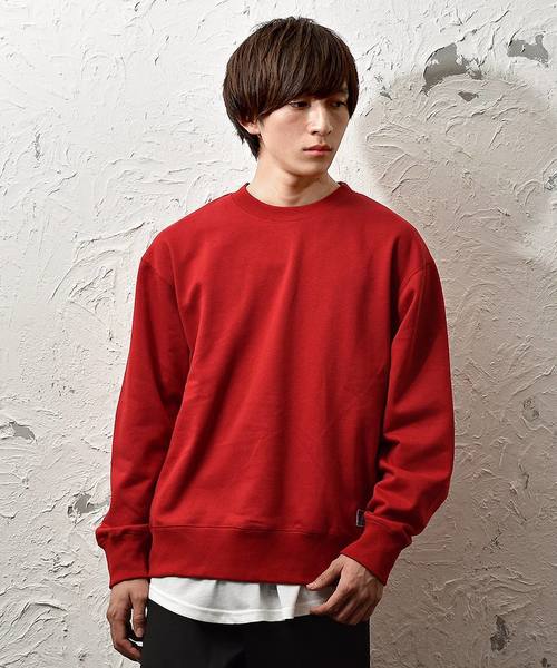 MinoriTY（マイノリティ）の「【BEN DAVIS】ビッグシルエット トレーナー クルースウェット（スウェット・メンズ・ブラック/レッド/オレンジ/ラベンダー/ホワイト系その他/グレー系その他/グリーン系その他・M/L/XL）」の2枚目の写真