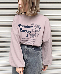apres jour | アソートプリント袖タックスウェット【ZOZOTOWN限定アイテム】(Tシャツ/カットソー)