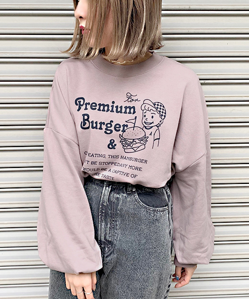 apres jour(アプレジュール)の「アソートプリント袖タックスウェット【ZOZOTOWN限定アイテム】(Tシャツ/カットソー・レディース・チャコールグレー/ブラック/ベージュ/その他/ラベンダー/ライトベージュ・フリー)」の5枚目の写真