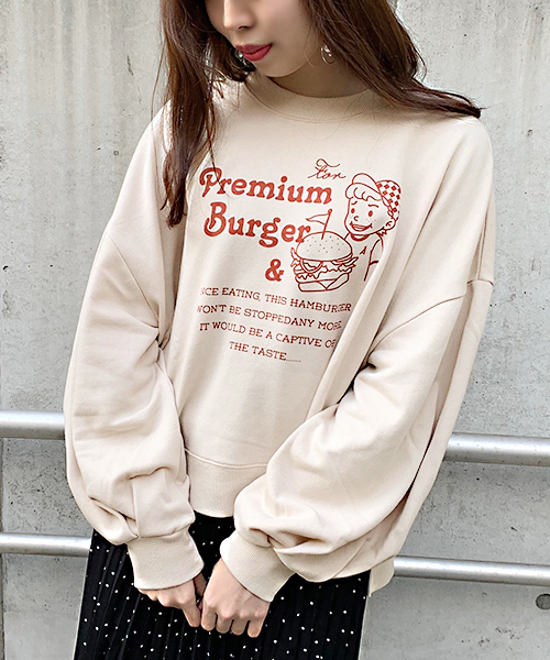 apres jour(アプレジュール)の「アソートプリント袖タックスウェット【ZOZOTOWN限定アイテム】(Tシャツ/カットソー・レディース・チャコールグレー/ブラック/ベージュ/その他/ラベンダー/ライトベージュ・フリー)」の1枚目の写真