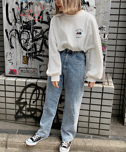 apres jour(アプレジュール)の「アソートプリント袖タックスウェット【ZOZOTOWN限定アイテム】(Tシャツ/カットソー・レディース・チャコールグレー/ブラック/ベージュ/その他/ラベンダー/ライトベージュ・フリー)」の11枚目の写真