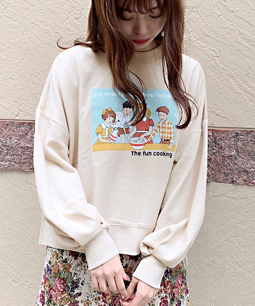 apres jour(アプレジュール)の「アソートプリント袖タックスウェット【ZOZOTOWN限定アイテム】(Tシャツ/カットソー・レディース・チャコールグレー/ブラック/ベージュ/その他/ラベンダー/ライトベージュ・フリー)」の20枚目の写真