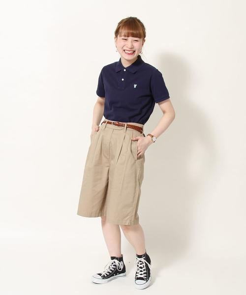 coen（コーエン）の「ライトチノショートパンツ( キュロット )（その他パンツ・レディース・カーキ/ベージュ・MEDIUM/LARGE/SMALL）」の16枚目の写真