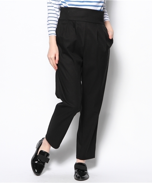 Ray BEAMS（レイビームス）の「Ray BEAMS / ハイウエスト サスペンダー付きパンツ（その他パンツ・レディース・ブラック/ネイビー・1/0）」の21枚目の写真