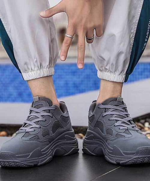 MGV（エムジーヴィー）の「【MGV】90'sダッドスニーカー（スニーカー・メンズ・グレー/ホワイト/ブラック/レッド・LARGE/MEDIUM/SMALL）」の9枚目の写真