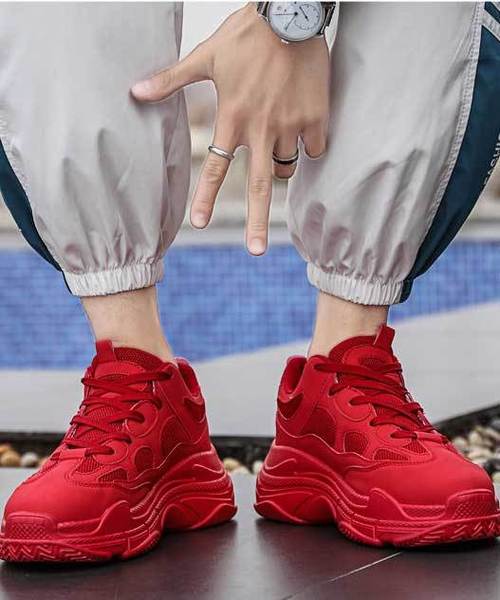 MGV（エムジーヴィー）の「【MGV】90'sダッドスニーカー（スニーカー・メンズ・グレー/ホワイト/ブラック/レッド・LARGE/MEDIUM/SMALL）」の13枚目の写真