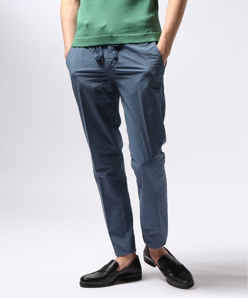 別注】ブリリア1949 1プリーツ コットン ストレッチ パンツ 44 メンズ