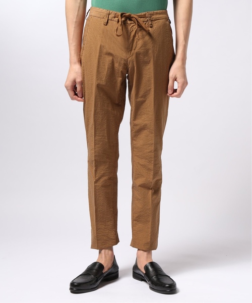 EDIFICE（エディフィス）の「BRIGLIA / ブリリア シアサッカーイージーテーパー（スラックス・メンズ・ブルー/ブラウン系その他・46/44/48）」の8枚目の写真