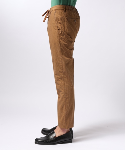 EDIFICE（エディフィス）の「BRIGLIA / ブリリア シアサッカーイージーテーパー（スラックス・メンズ・ブルー/ブラウン系その他・46/44/48）」の9枚目の写真