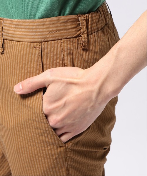 EDIFICE（エディフィス）の「BRIGLIA / ブリリア シアサッカーイージーテーパー（スラックス・メンズ・ブルー/ブラウン系その他・46/44/48）」の14枚目の写真