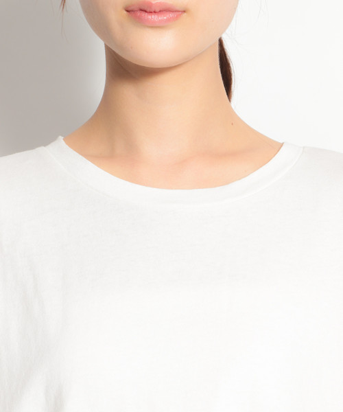 niko and...（ニコアンド）の「ピグメントオーバーＴシャツ（Tシャツ/カットソー・レディース・ホワイト/ライトブルー/ベージュ/キャメル/ピンク・FREE）」の9枚目の写真