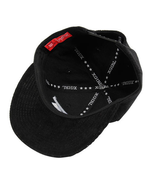 X-girl（エックスガール）の「EMBROIDERY LOGO CAP（キャップ・レディース・ブラック/ブラウン/レッド/ライトブルー・ONE SIZE）」の5枚目の写真