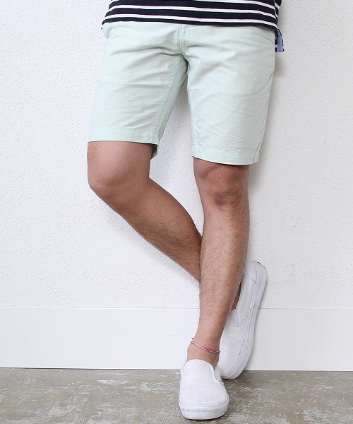 coen(コーエン)の「ライトオックスショーツ(チノパンツ・メンズ・ベージュ/ピンク/ライム/ネイビー・LARGE/X-LARGE/MEDIUM/SMALL)」の2枚目の写真