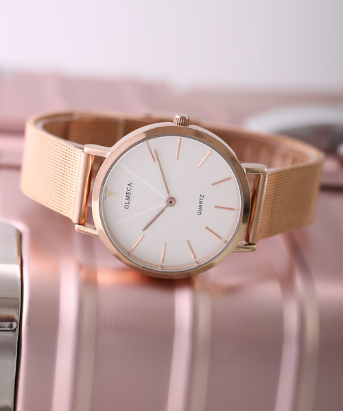 TABI PAL（タビパル）の「メッシュベルト ウオッチ（アナログ腕時計・メンズ・ブラック/ブラック系その他/シルバー/シルバー系その他/シルバー系その他2/シルバー系その他3/シルバー系その他4/ピンクゴールド/ゴールド系その他/ゴールド系その他2/ゴールド系その他3/ゴールド系その他4/ゴールド系その他5/A/シルバー系その他5/ゴールド系その他6/ゴールド系その他7/G/F/E/H/I/J/K/L/B・FREE）」の22枚目の写真