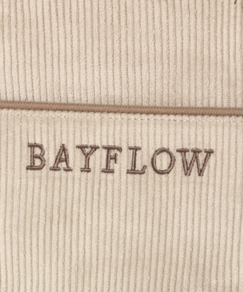 BAYFLOW（ベイフロー）の「フリンジコールロゴトート L（トートバッグ・レディース・ベージュ・FREE）」の2枚目の写真