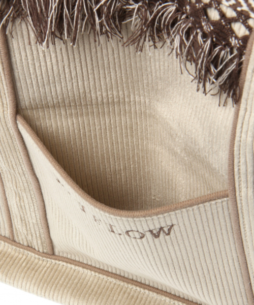 BAYFLOW（ベイフロー）の「フリンジコールロゴトート L（トートバッグ・レディース・ベージュ・FREE）」の13枚目の写真