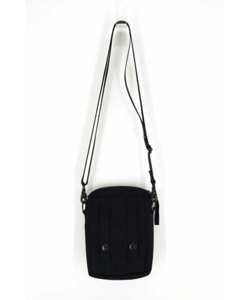 PORTERミニショルダー Porter-Yoshida & Co. Miniature Leather Shoulder Bag - Black