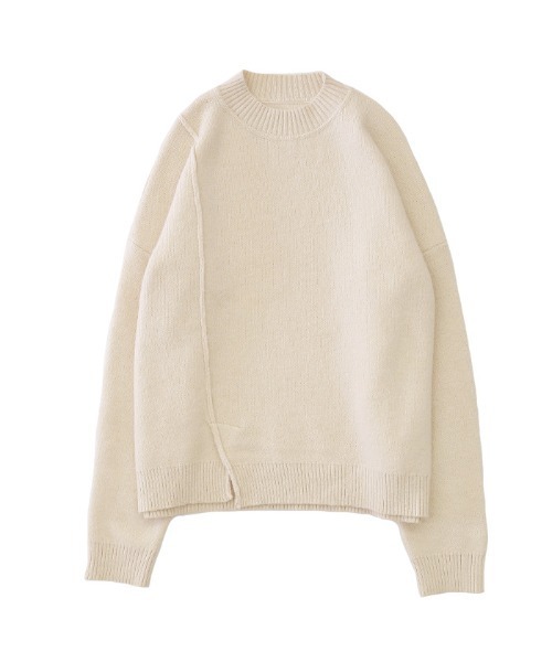 2022 AW フロントデザインニット（ニット/セーター）｜select