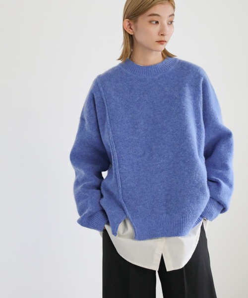 2022 AW フロントデザインニット（ニット/セーター）｜select