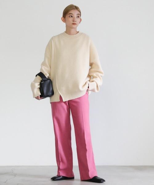 2022 AW フロントデザインニット（ニット/セーター）｜select MOCA