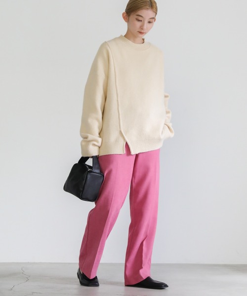 2022 AW フロントデザインニット（ニット/セーター）｜select MOCA